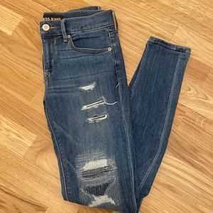 Express distressed jeans